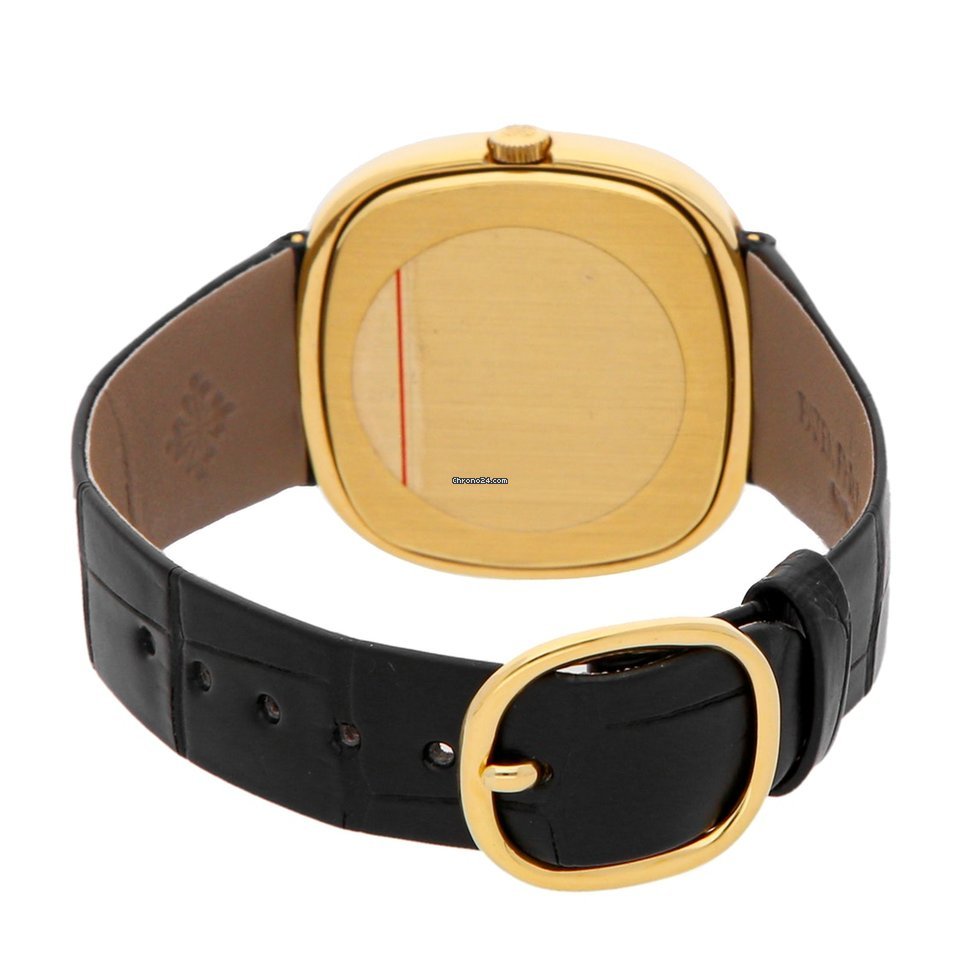 IMG_9081 Patek Philippe Golden Ellipse Mens watch Unisex Automatic Yellow gold 3604 Replica 5