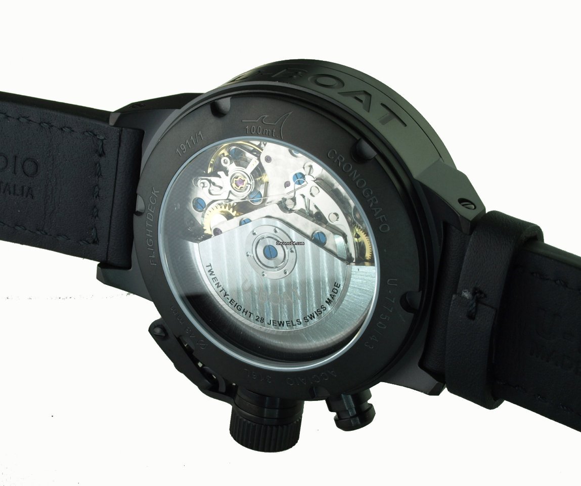 U-Boat Flightdeck Mens watch Unisex Automatic Steel 1911 1 Replica 5