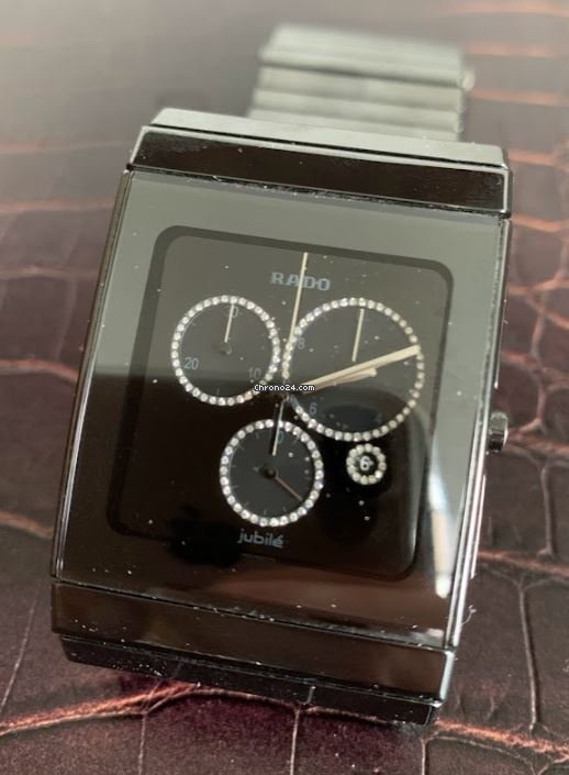 IMG_9081 Rado Ceramica Mens watch Unisex Quartz Ceramic R21714702 Replica 5
