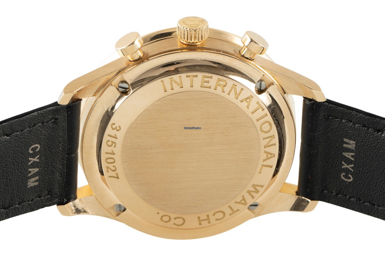 IWC Portuguese Chronograph Mens watch Unisex Automatic Red gold IW3714-02 Replica 5