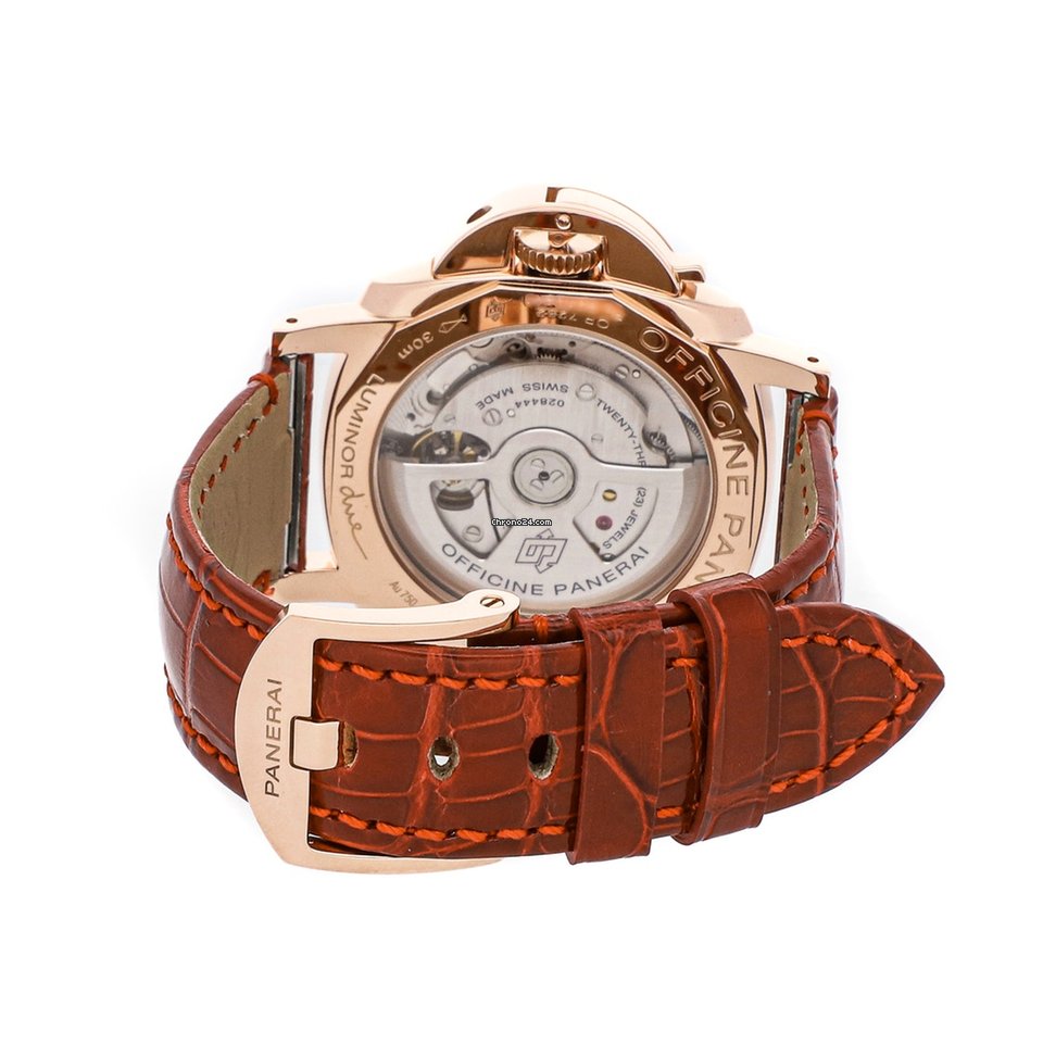 IMG_9081 Panerai Luminor Marina Automatic Mens watch Unisex Automatic Rose gold PAM01045 Replica 5
