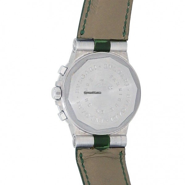 IMG_9081 Bulgari Diagono Womens watch Automatic White gold CHW 35 G Replica 5