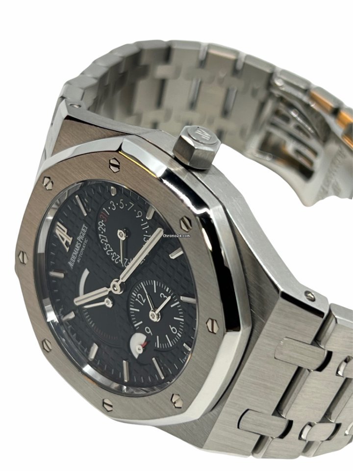 IMG_9081 Audemars Piguet Royal Oak Dual Time Mens watch Unisex Automatic Steel 26120ST.OO.1220ST.03 Replica 5