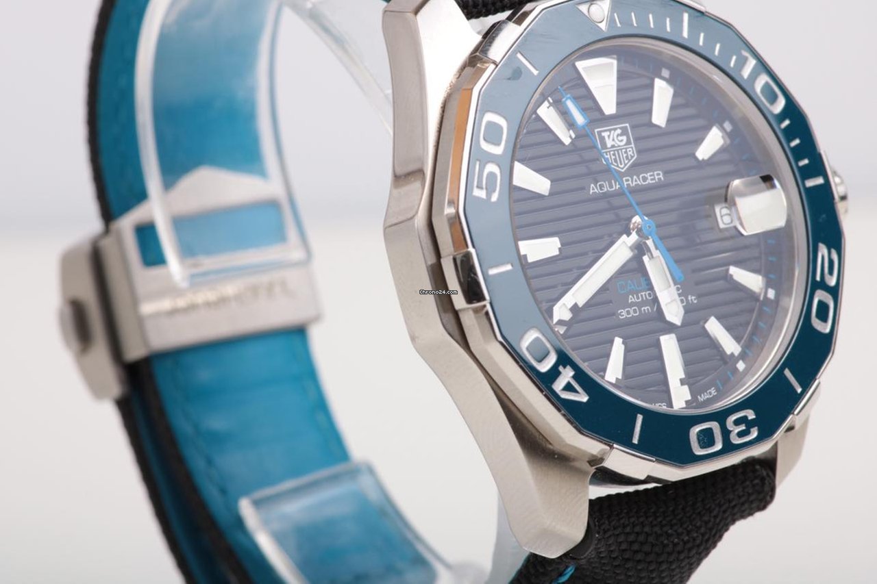 IMG_9081 TAG Heuer Aquaracer 300M Mens watch Unisex Automatic Steel WAY211B.FC6363 Replica 5