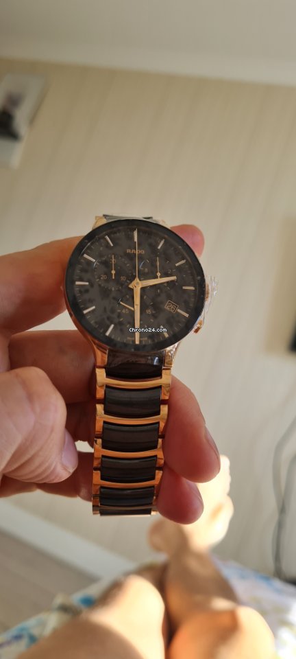 IMG_9081 Rado Centrix Mens watch Unisex Quartz Steel R30187172 Replica 5