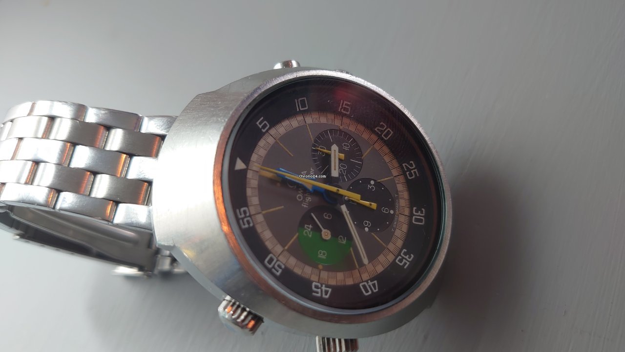 IMG_9081 Omega Flightmaster Mens watch Unisex Manual winding Steel 145.013 Replica 5