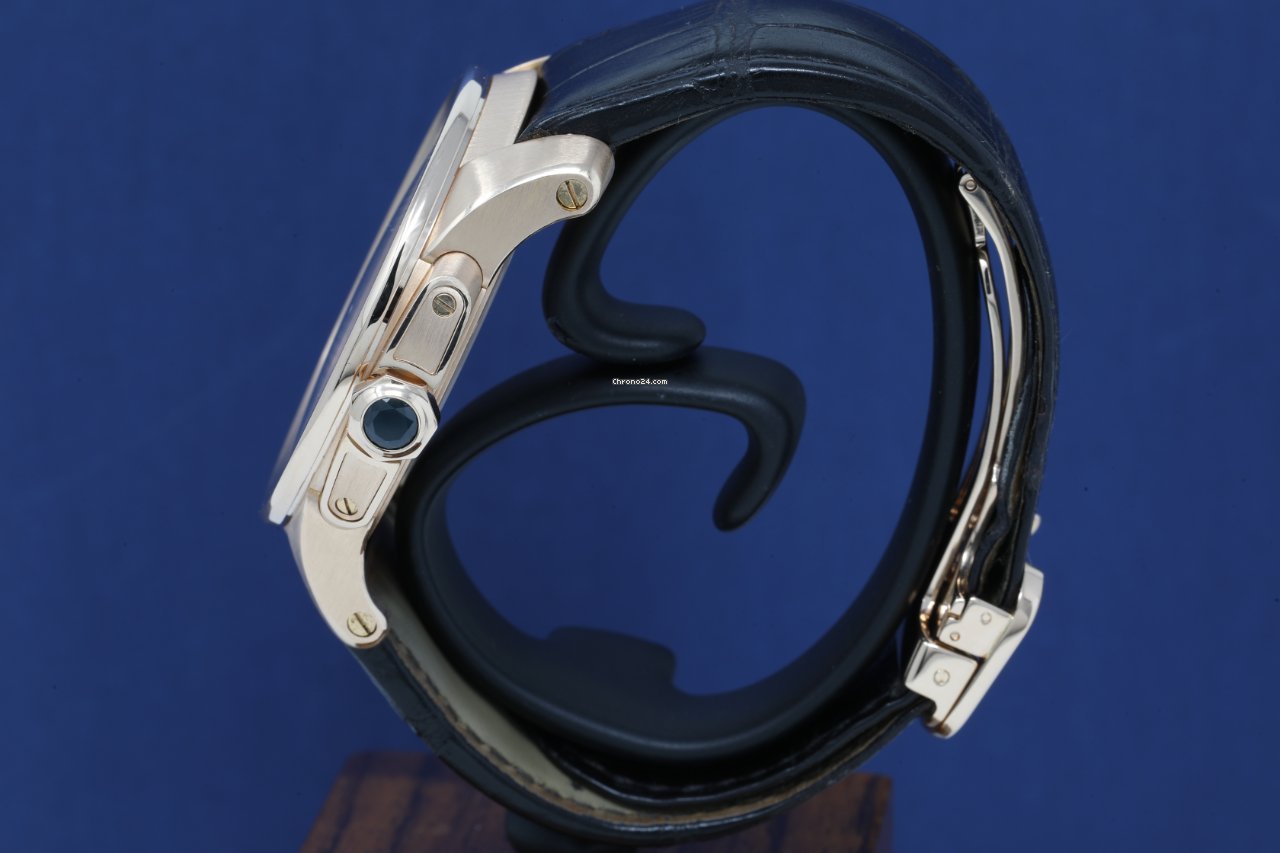 IMG_9081 Cartier Calibre de Cartier Mens watch Unisex Automatic Rose gold W7100009 Replica 5