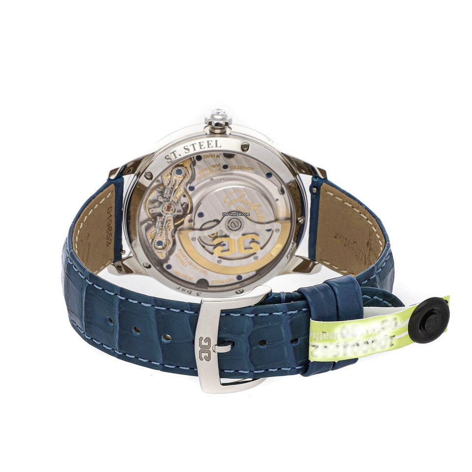 IMG_9081 Glashutte Original PanoMatic Luna Mens watch Unisex Automatic Steel 1-90-12-03-12-02 Replica 5