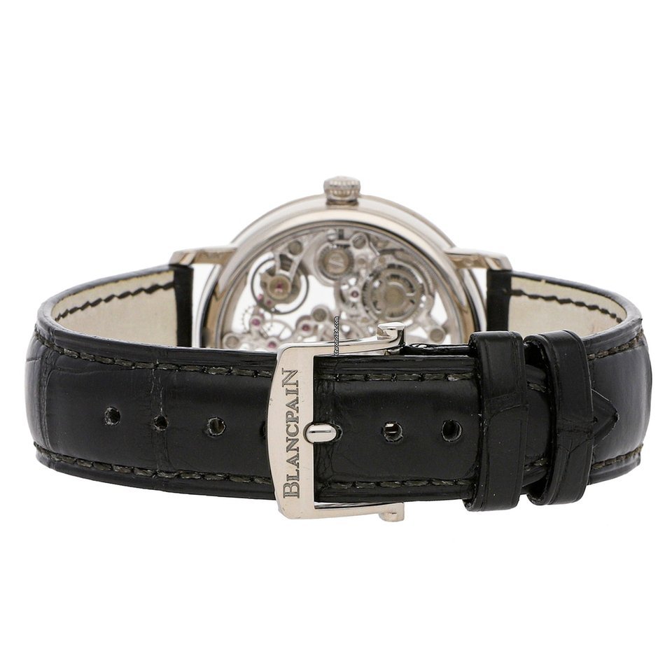 Blancpain Mens watch Unisex Manual winding White gold 6633-1500-55B Replica 5