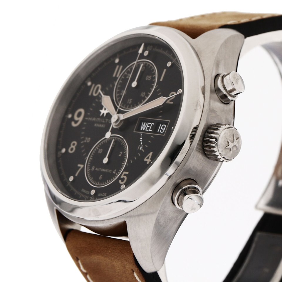 IMG_9081 Hamilton Khaki Field Mens watch Unisex Automatic Steel NUMBER H71616535 Replica 5