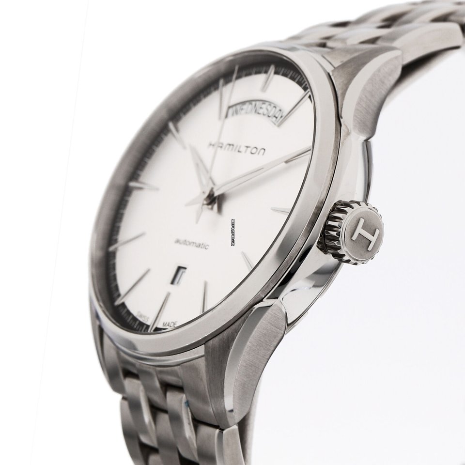 Hamilton Jazzmaster Day Date Auto Mens watch Unisex Automatic Steel NUMBER H42565151 Replica 5