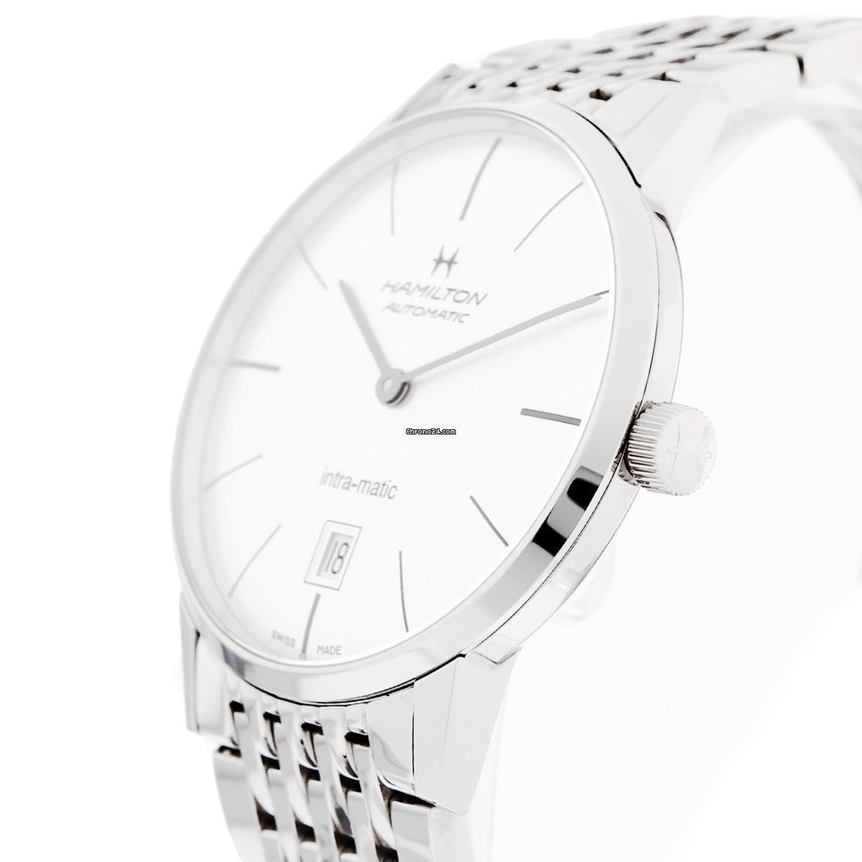 IMG_9081 Hamilton Intra-Matic Mens watch Unisex Automatic Steel NUMBER H38455151 Replica 5