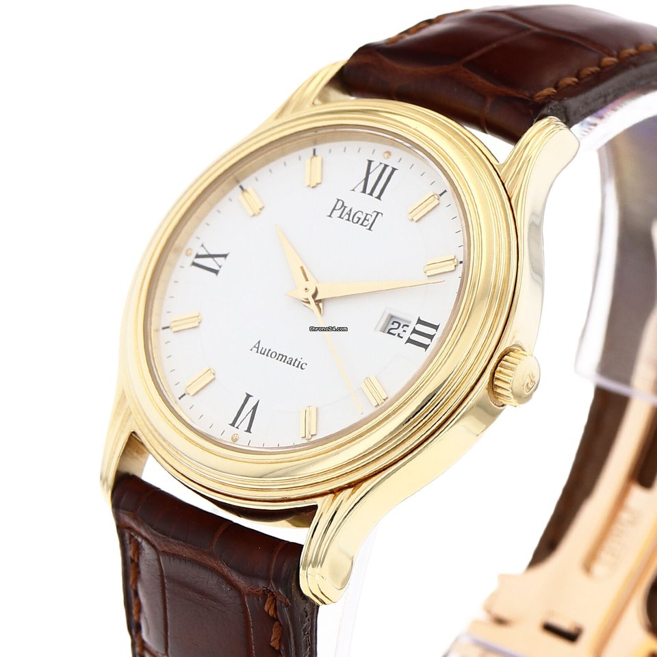 IMG_9081 Piaget Polo Mens watch Unisex Automatic Yellow gold NUMBER 24001 Replica 5