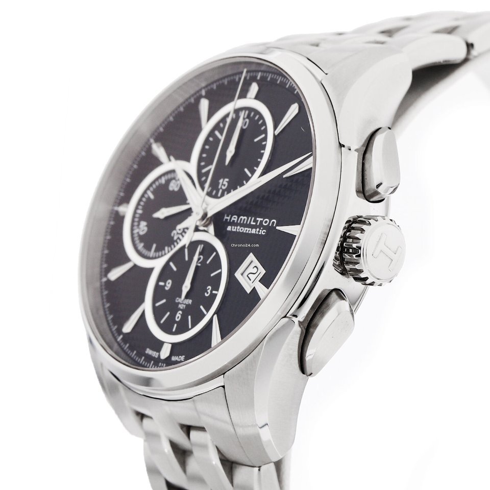 Hamilton Jazzmaster Auto Chrono Mens watch Unisex Automatic Steel NUMBER H32596131 Replica 5