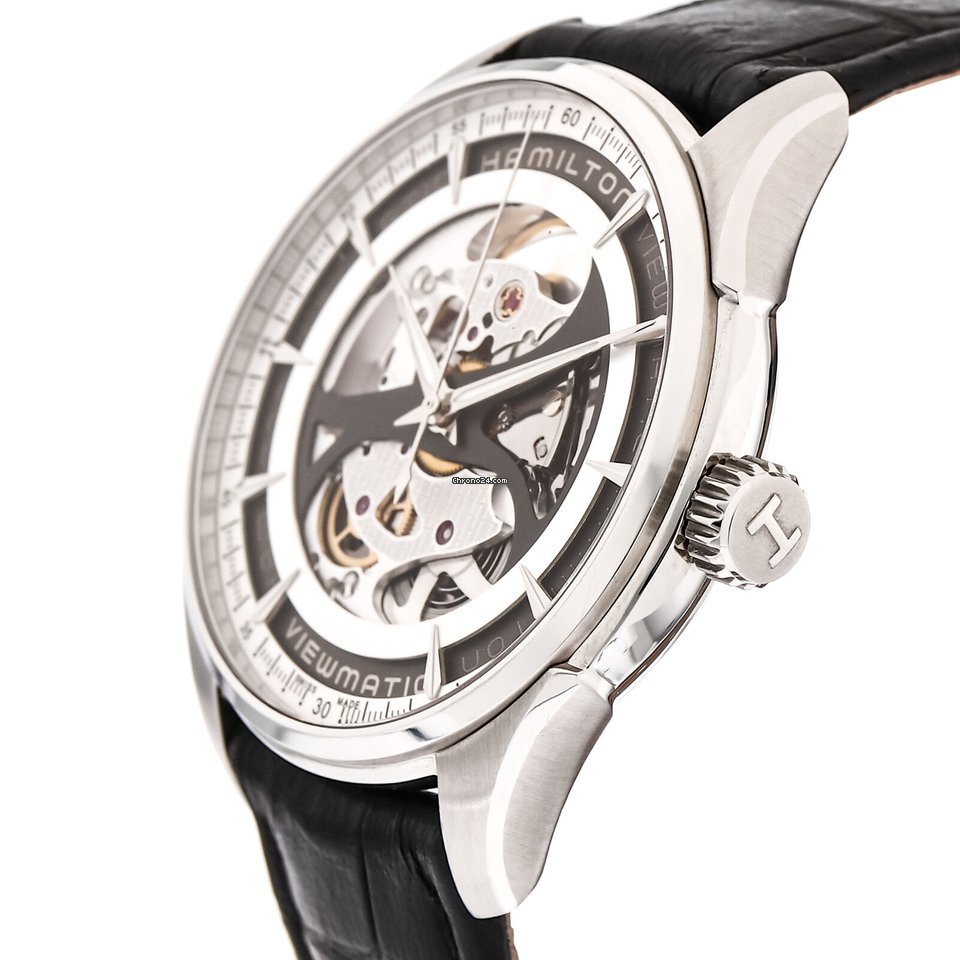 Hamilton Jazzmaster Viewmatic Mens watch Unisex Automatic Steel NUMBER H42555751 Replica 5