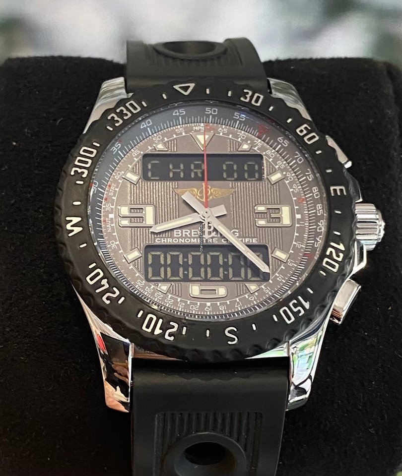 IMG_9081 Breitling Airwolf Mens watch Unisex Quartz Steel A78364 Replica 5