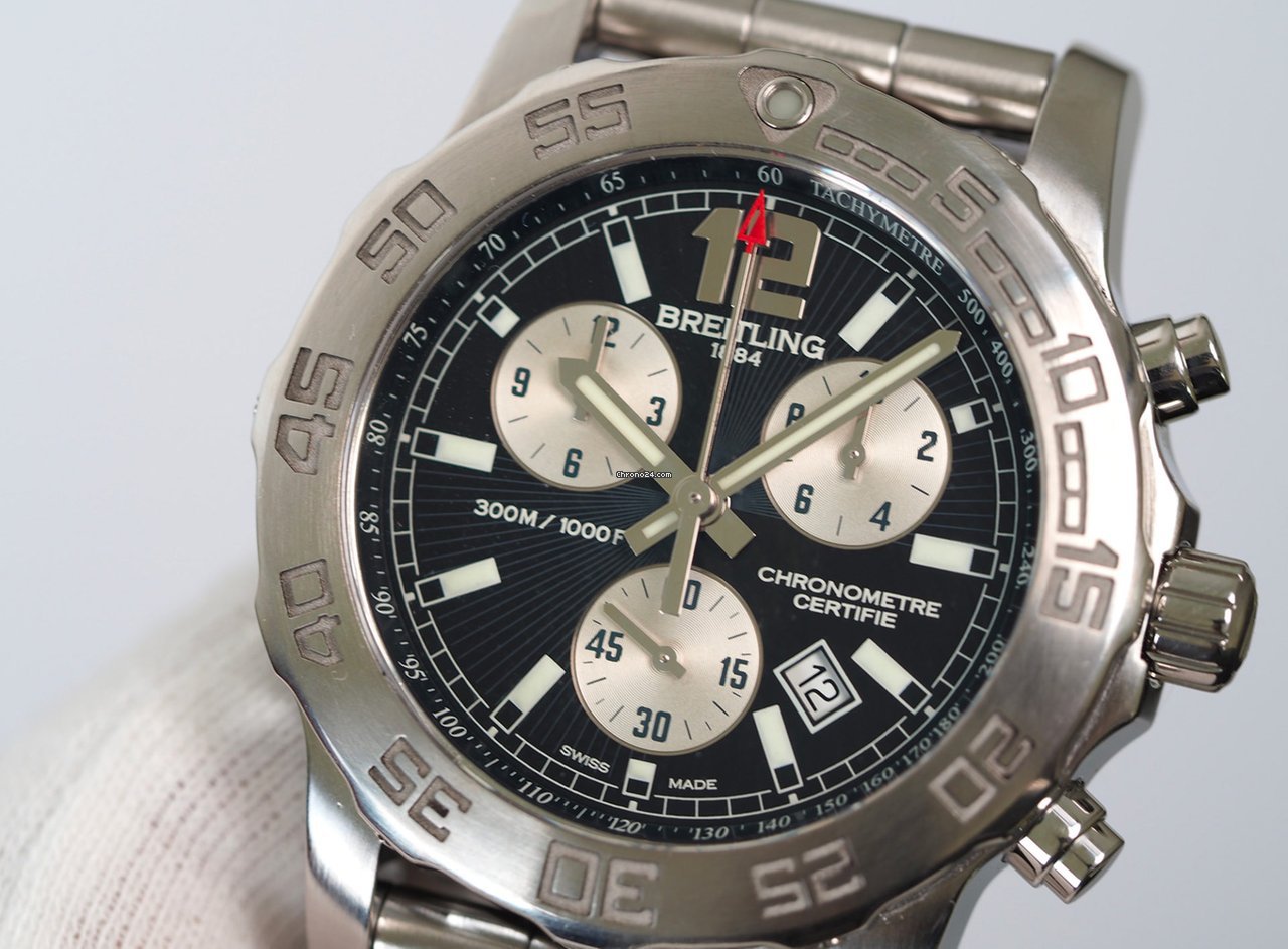 Breitling Colt Chronograph II Quartz Steel A7338710 Replica 5