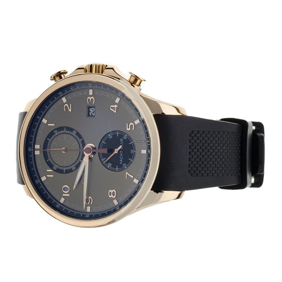 IWC Portuguese Yacht Club Chronograph Mens watch Unisex Automatic Rose gold IW390209 Replica 5