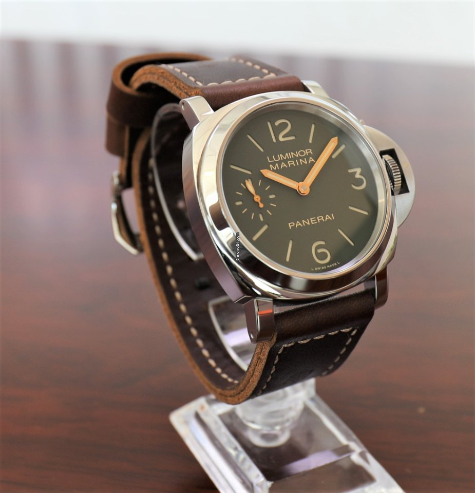 IMG_9081 Panerai Mens watch Unisex Manual winding Steel PAM 00911 Replica 5