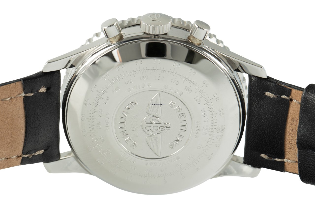 IMG_9081 Breitling Navitimer Cosmonaute Mens watch Unisex Manual winding Steel A12019 Replica 5