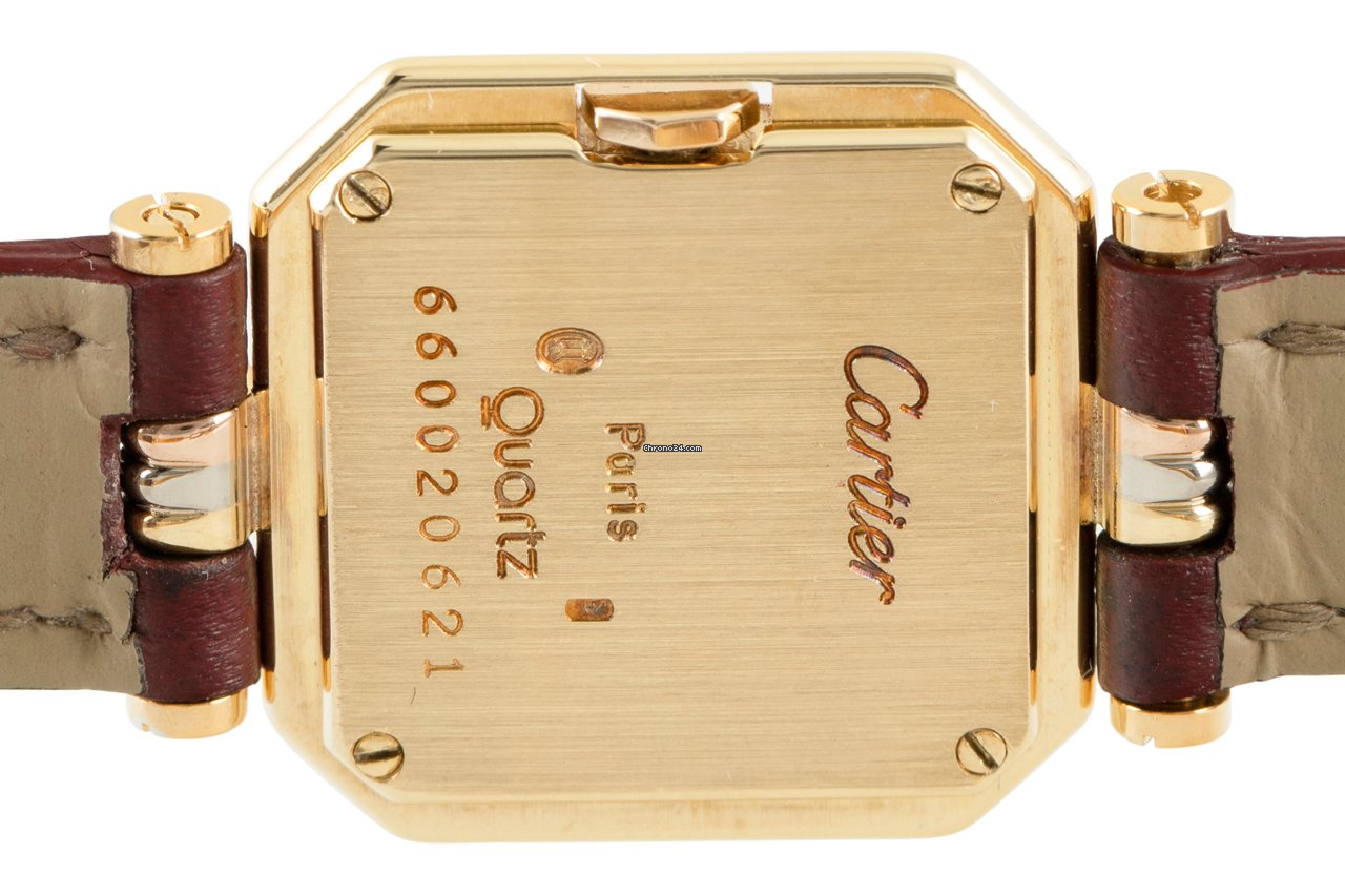 IMG_9081 Cartier Trinity Womens watch Quartz Yellow gold 6600 Replica 5