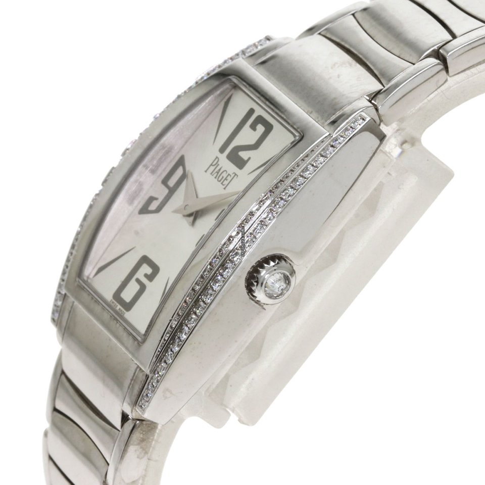 IMG_9081 Piaget Limelight Womens watch Quartz White gold GOA36095 Replica 5