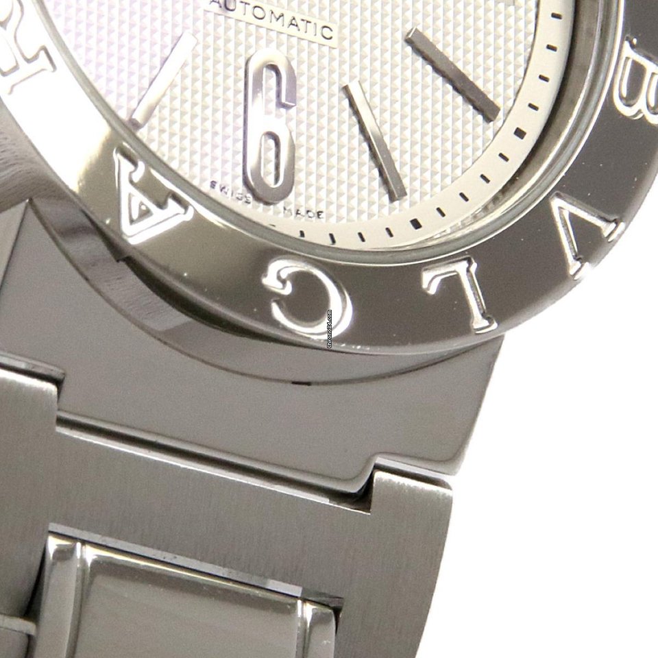 Bulgari Bulgari Mens watch Unisex Automatic BB38SSAUTO BB38WSSD AT Replica 5