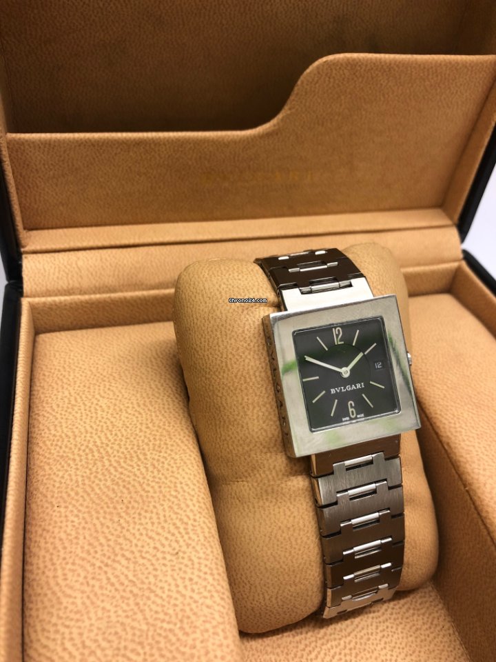 IMG_9081 Bulgari Quadrato Womens watch Quartz Steel SQ27SSD Replica 5