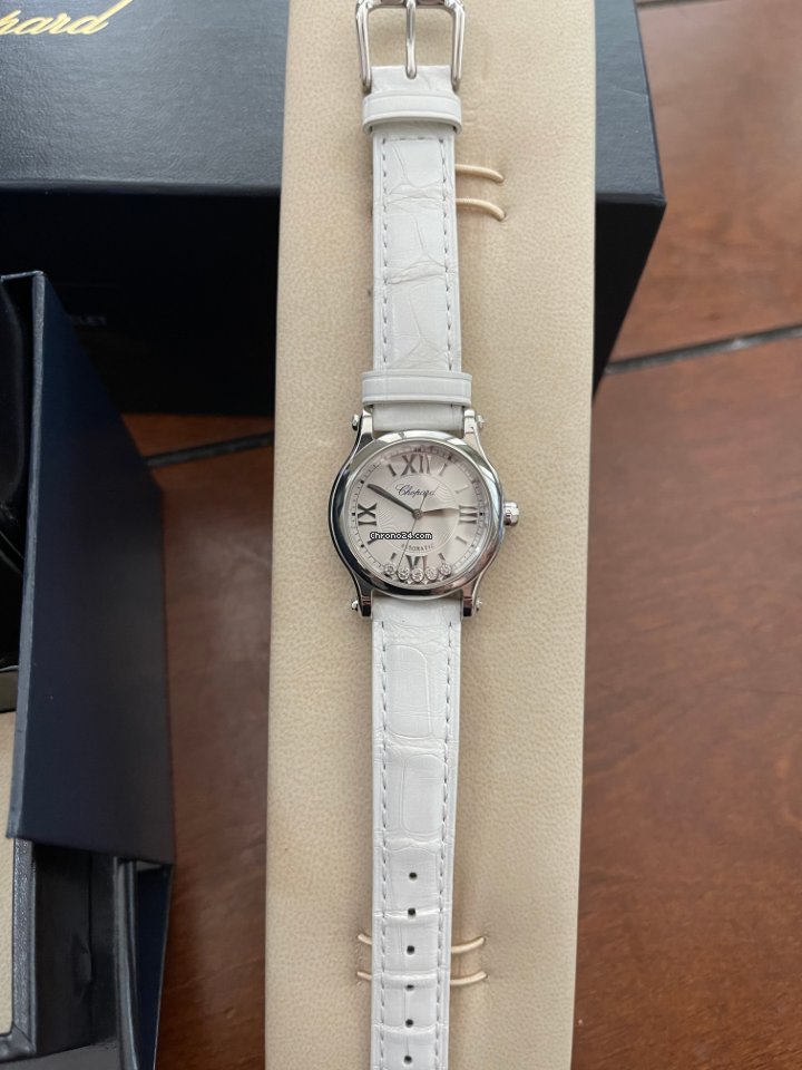 IMG_9081 Chopard Happy Sport Womens watch Automatic Steel 278573-3001 Replica 5