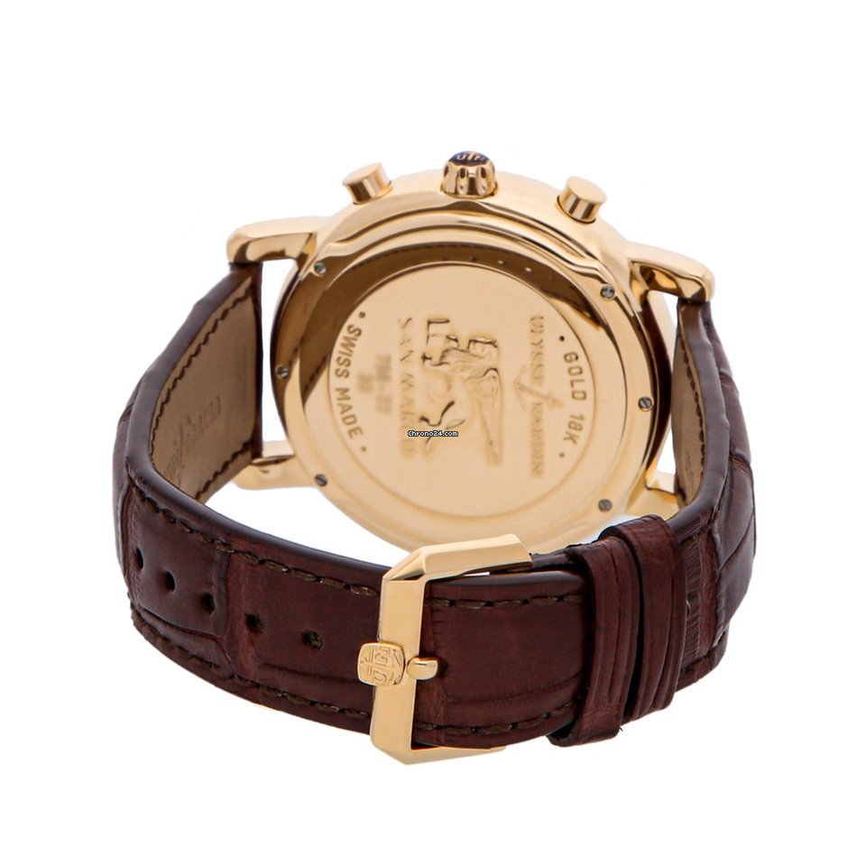 Ulysse Nardin San Marco Mens watch Unisex Automatic Rose gold 756-22 Replica 5