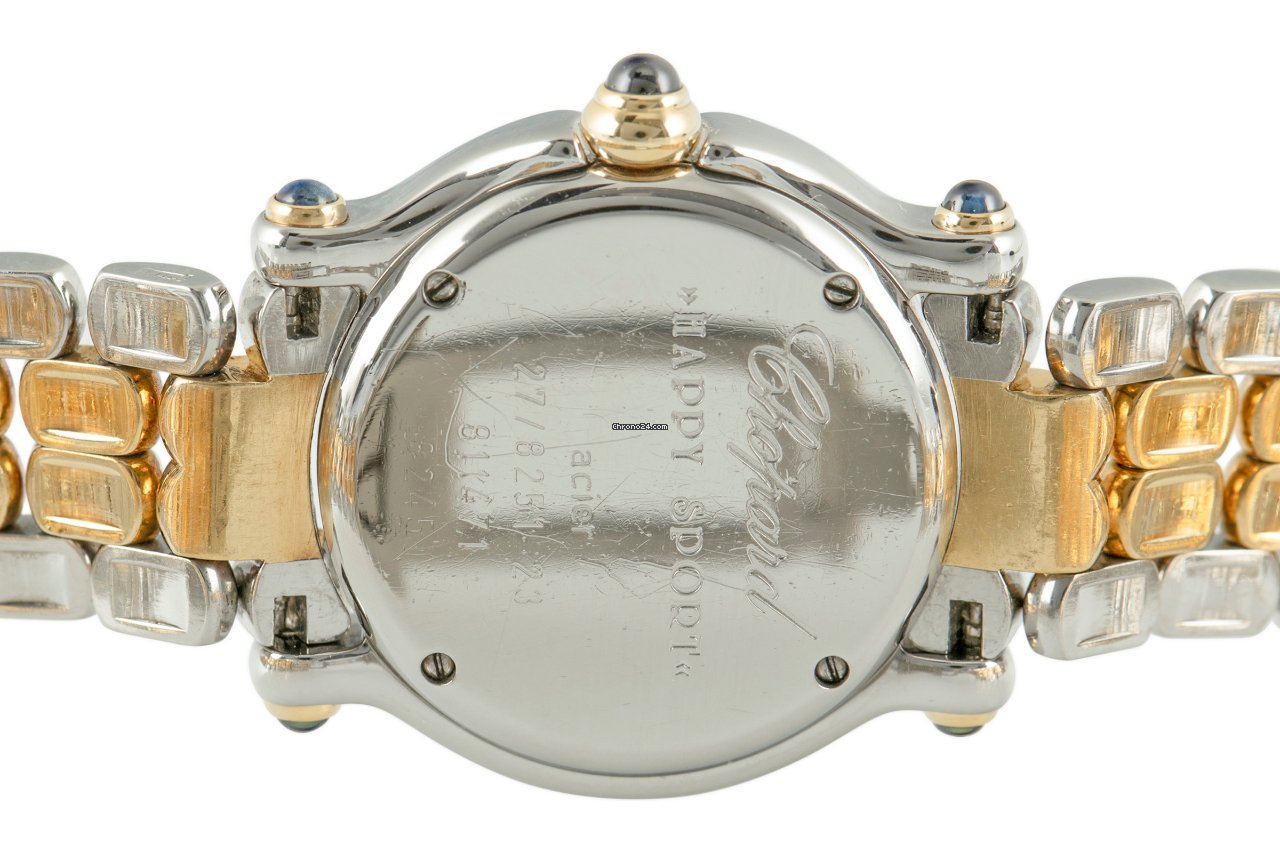 Chopard Happy Sport Womens watch Quartz Gold Steel 27 8251-23 Replica 5