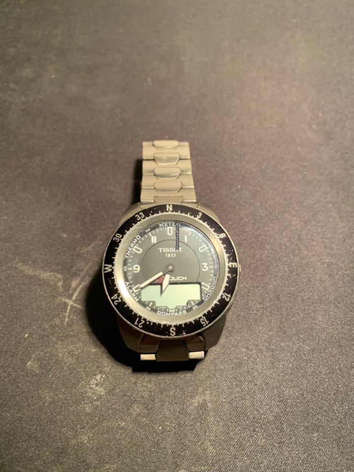 IMG_9081 Tissot T-Touch Expert Mens watch Unisex Quartz Titanium T0134204405700 Replica 5
