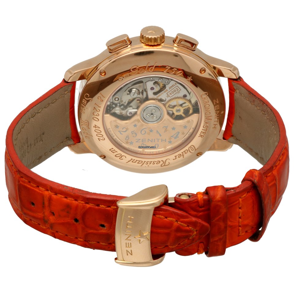 IMG_9081 Zenith El Primero Chronomaster Lady Womens watch Quartz Rose gold 18.1230.4002 Replica 5