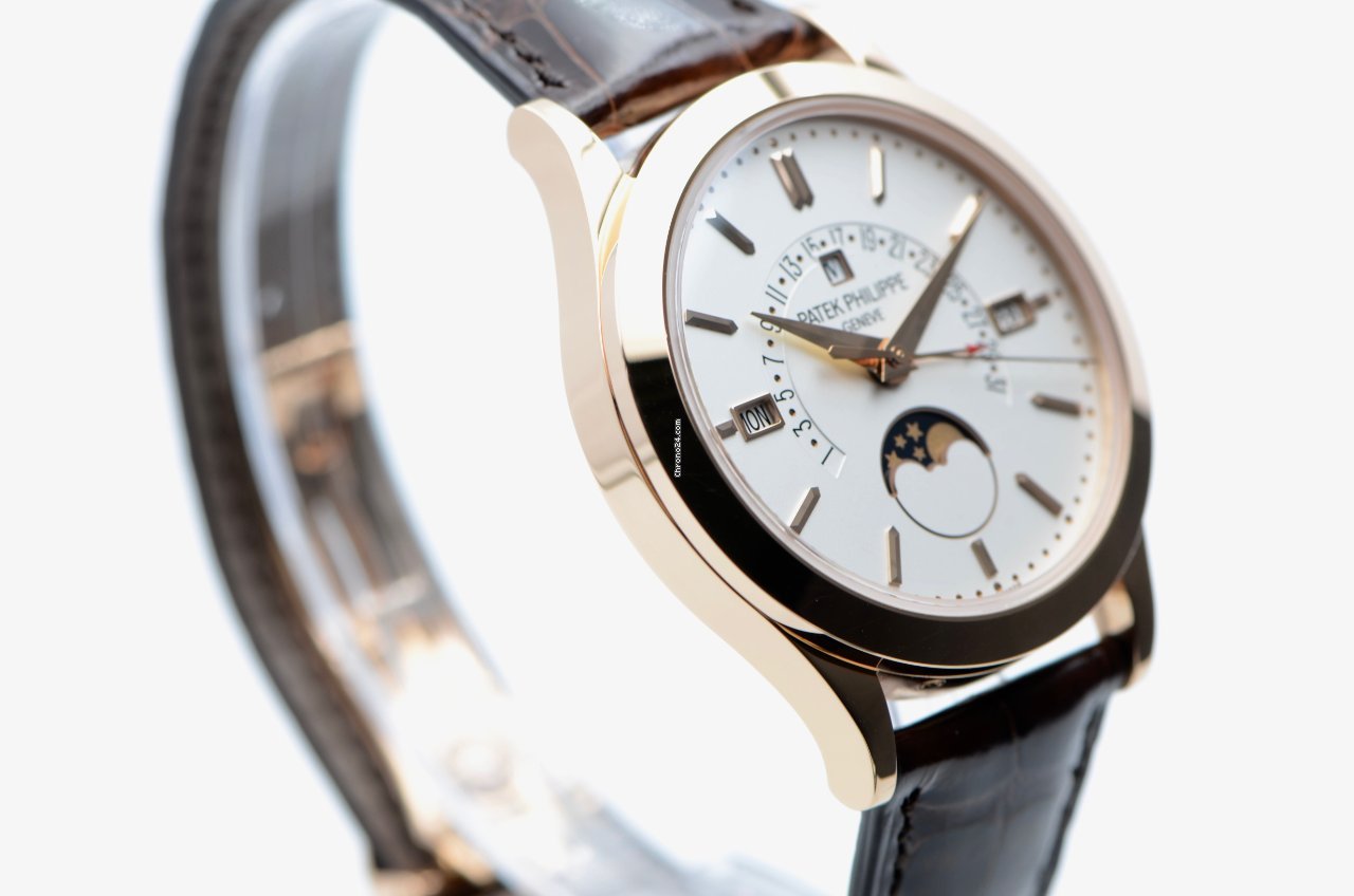 IMG_9081 Patek Philippe Perpetual Calendar Mens watch Unisex Automatic Rose gold 5496R-001 Replica 5