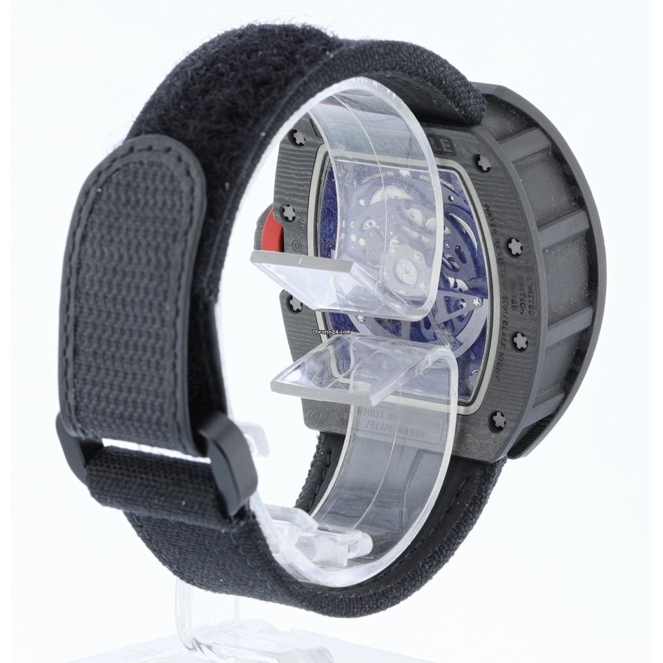IMG_9081 Richard Mille RM 011 Mens watch Unisex Automatic Carbon RM011 AO CA Replica 5