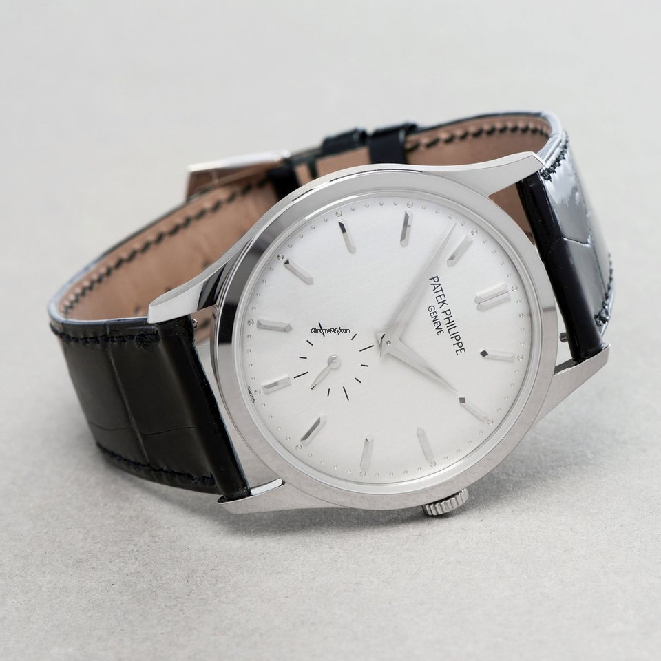 IMG_9081 Patek Philippe Calatrava Mens watch Unisex Manual winding White gold 5196G Replica 5