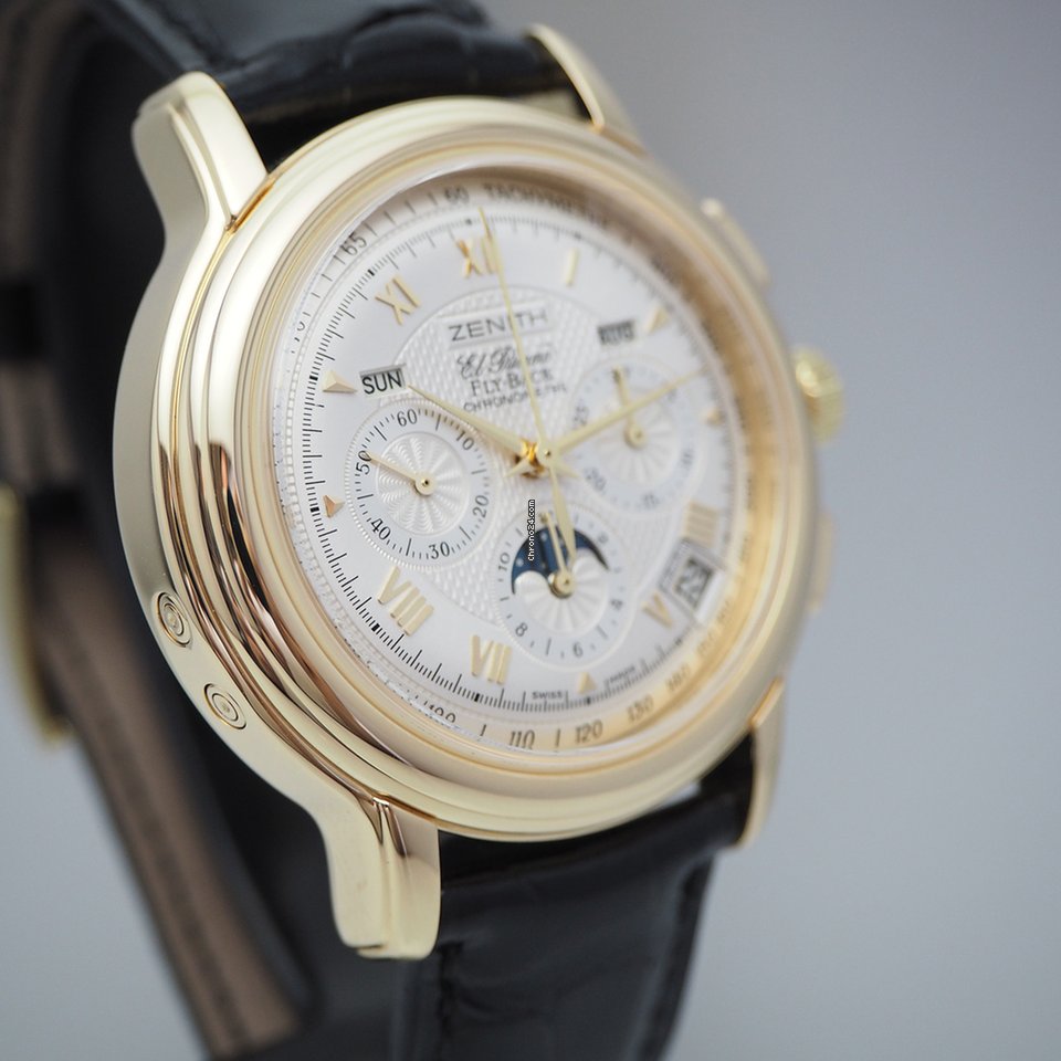 IMG_9081 Zenith Automatic Yellow gold 35.1240.4001 Replica 5