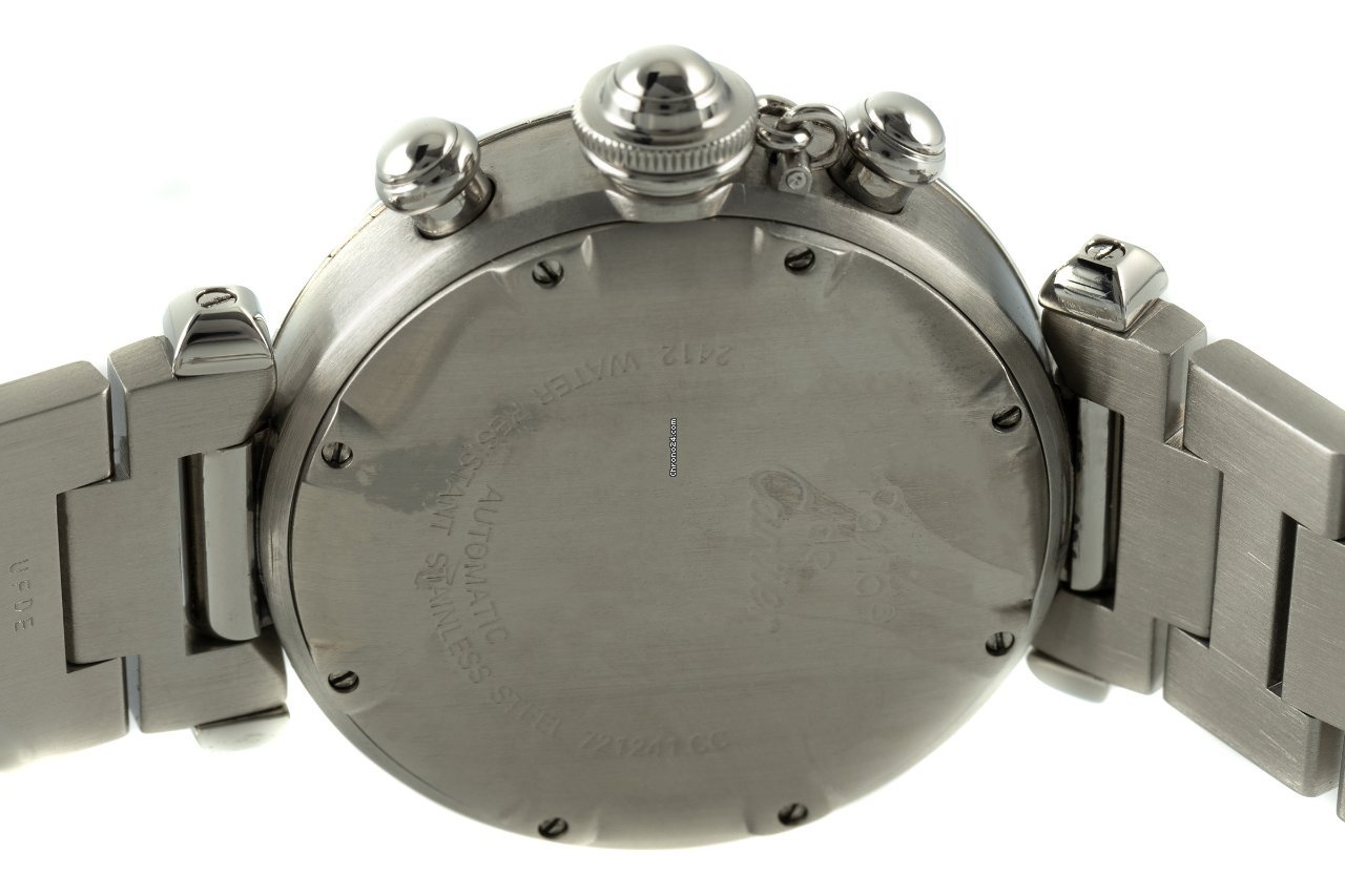 IMG_9081 Cartier Pasha C Mens watch Unisex Automatic Steel 2412 Replica 5
