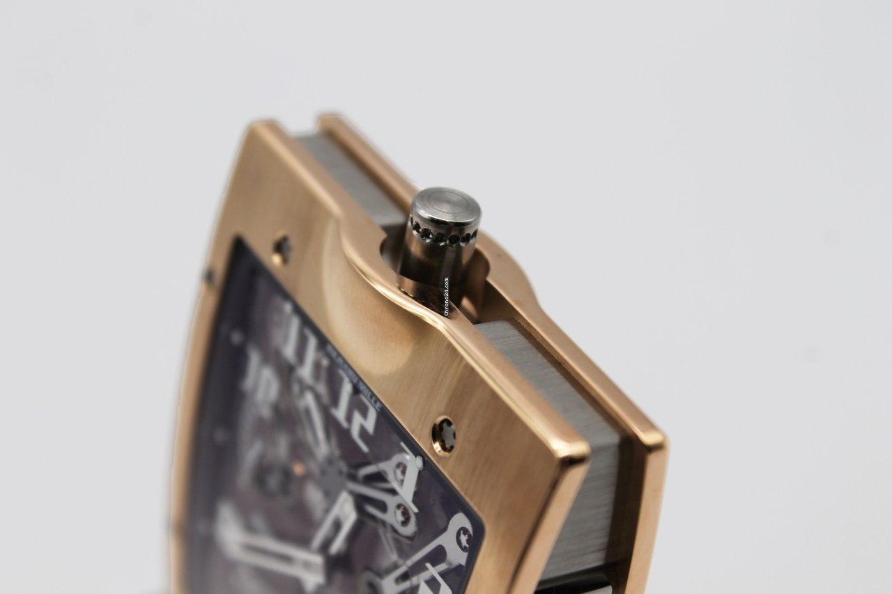Richard Mille Mens watch Unisex Manual winding Rose gold RM 020 Replica 5
