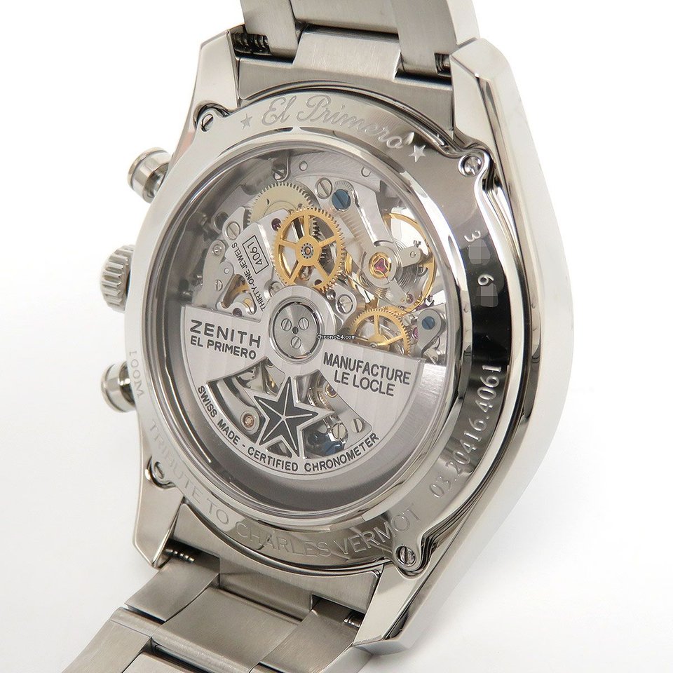 IMG_9081 Zenith El Primero Mens watch Unisex Automatic Steel 03.20416.4061 Replica 5