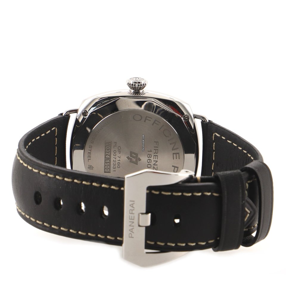 IMG_9081 Panerai Radiomir Black Seal Mens watch Unisex Manual winding Steel N A Replica 5