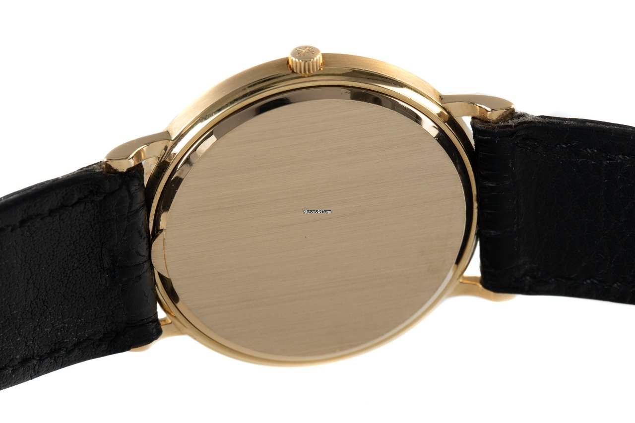 IMG_9081 Patek Philippe Calatrava Mens watch Unisex Quartz Yellow gold 3744 Replica 5