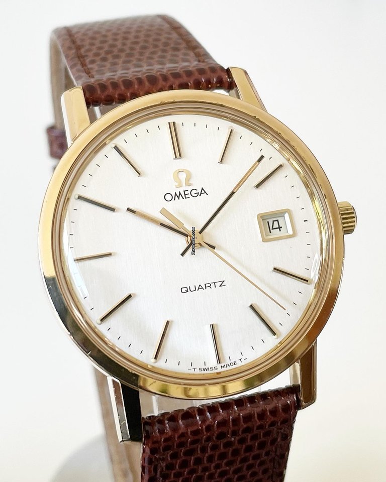 IMG_9081 Omega Seamaster Mens watch Unisex Quartz Gold Steel 196.0160 Replica 5