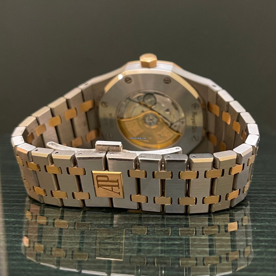 IMG_9081 Audemars Piguet Royal Oak Selfwinding Mens watch Unisex Automatic Gold Steel 15400SR.OO.1220SR.01 Replica 5
