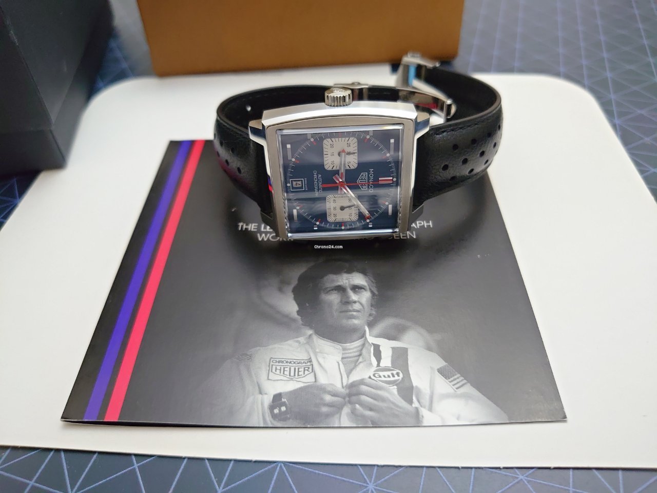 IMG_9081 TAG Heuer Monaco Calibre 11 Mens watch Unisex Automatic CAW211P Replica 5