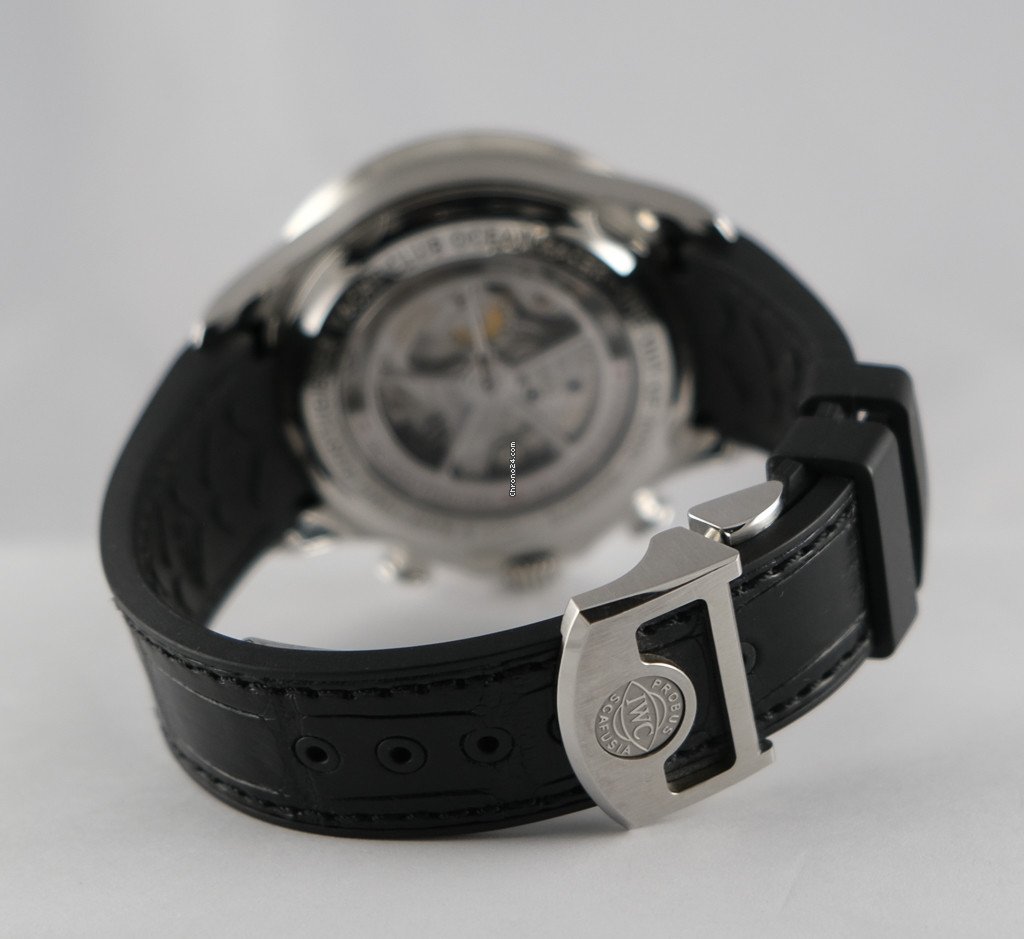 IMG_9081 IWC Portuguese Yacht Club Chronograph Mens watch Unisex Automatic Steel 390216 Replica 5