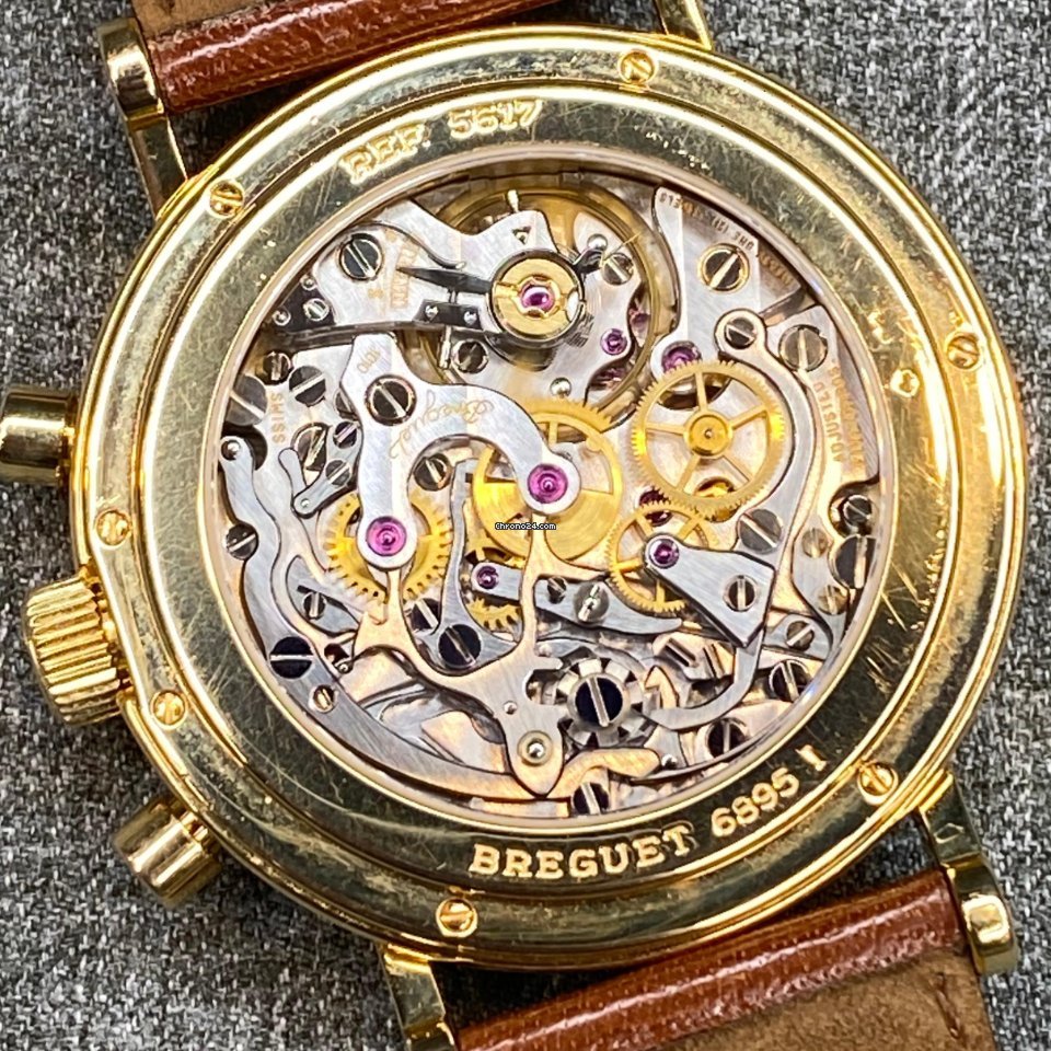 IMG_9081 Breguet Classique Complications Mens watch Unisex Manual winding Yellow gold 5617BA Replica 5