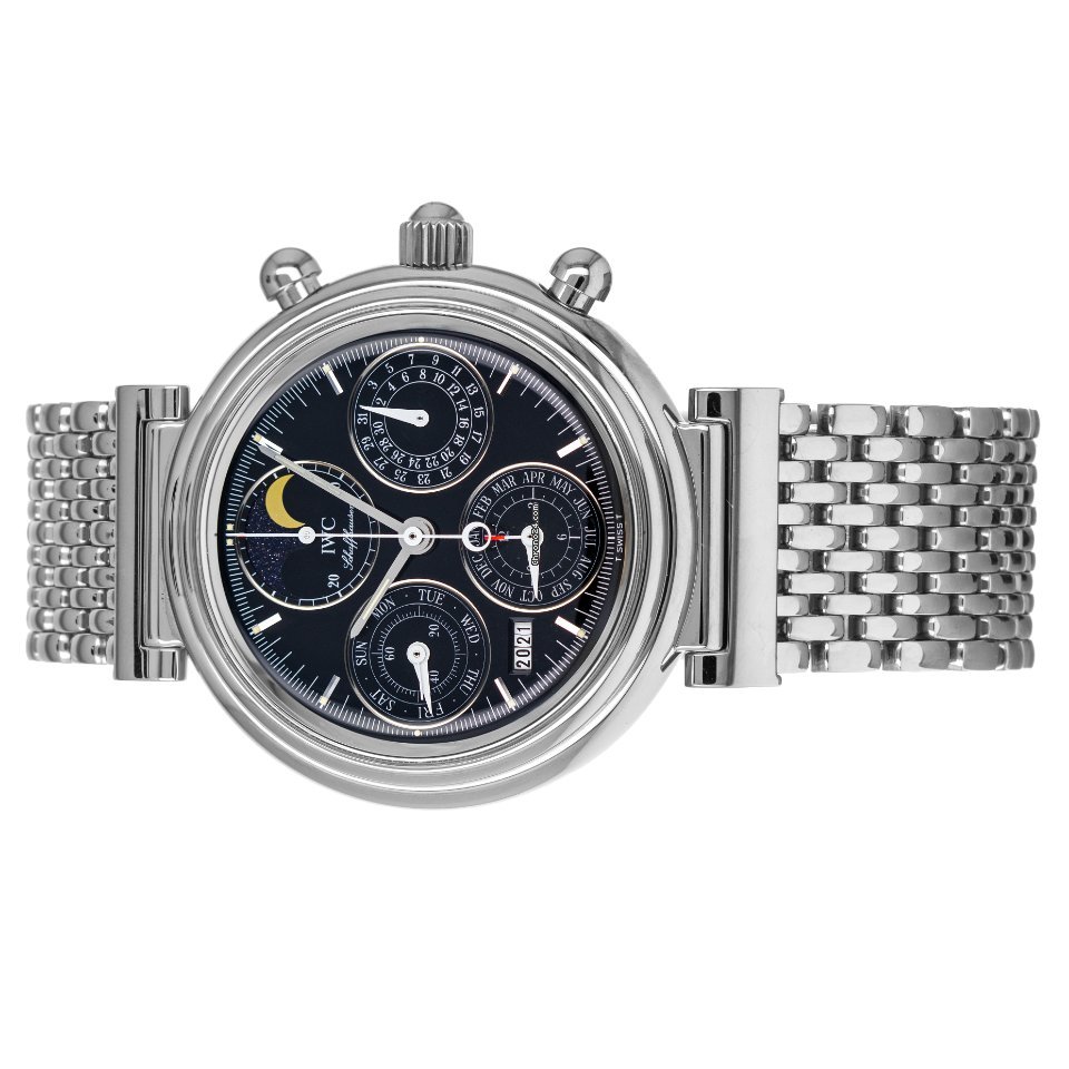 IWC Da Vinci Perpetual Calendar Mens watch Unisex Automatic Steel IW3750 Replica 5
