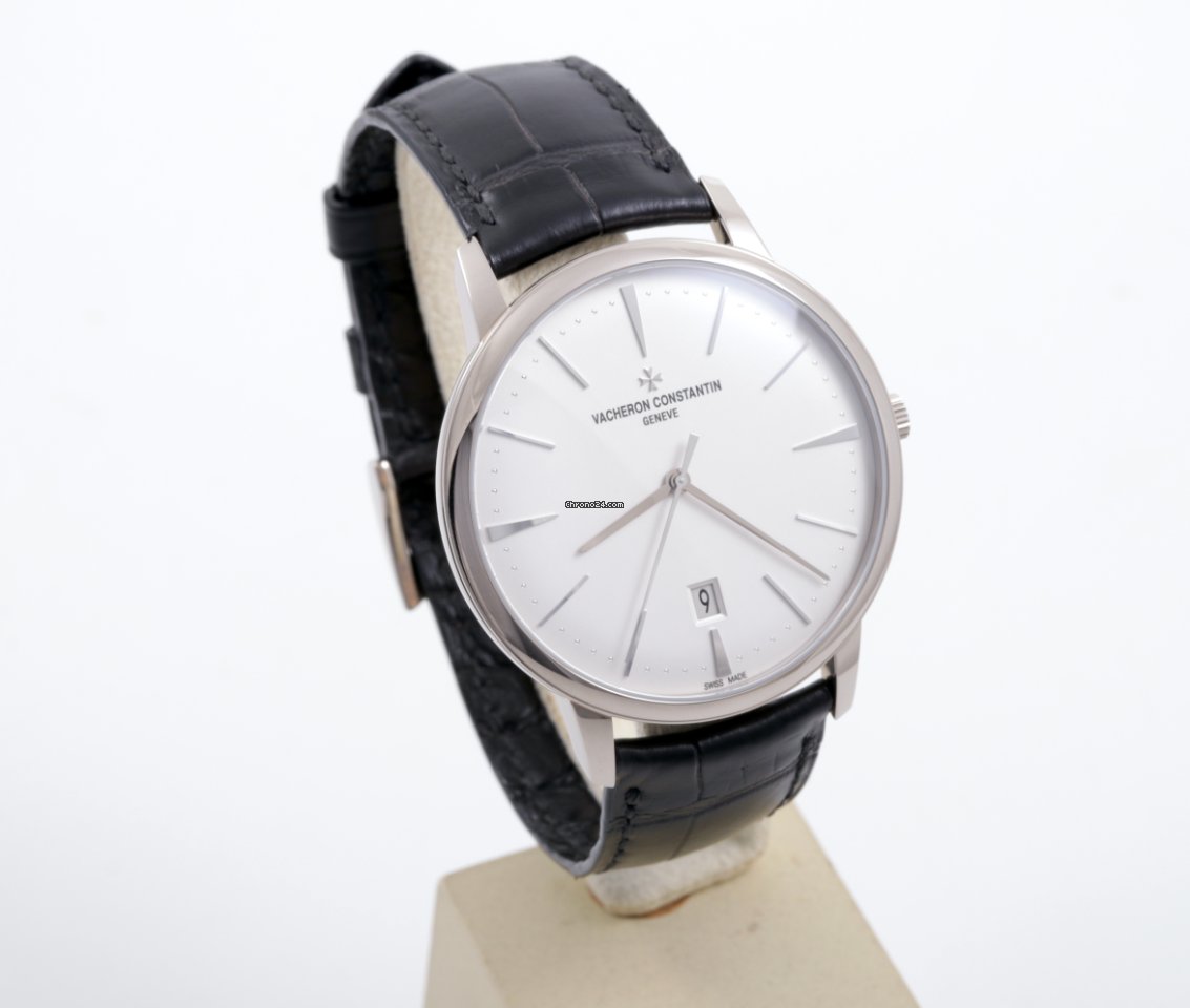 Vacheron Constantin Patrimony Mens watch Unisex Automatic White gold 85180 000G-9230 Replica 5