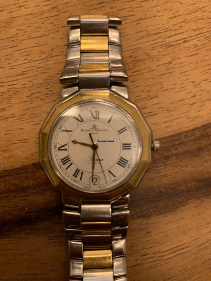 IMG_9081 Baume & Mercier Riviera Mens watch Unisex Automatic Gold Steel 3131 Replica 5